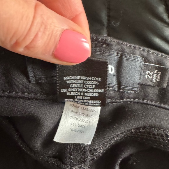 Torrid Bombshell Skinny Ponte Pant Black Sz 22 - Picture 7 of 11